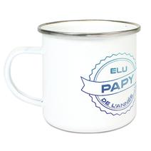 Tasse émaillée Papy de l'année