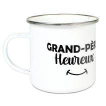 Tasse émaillée Papy heureux