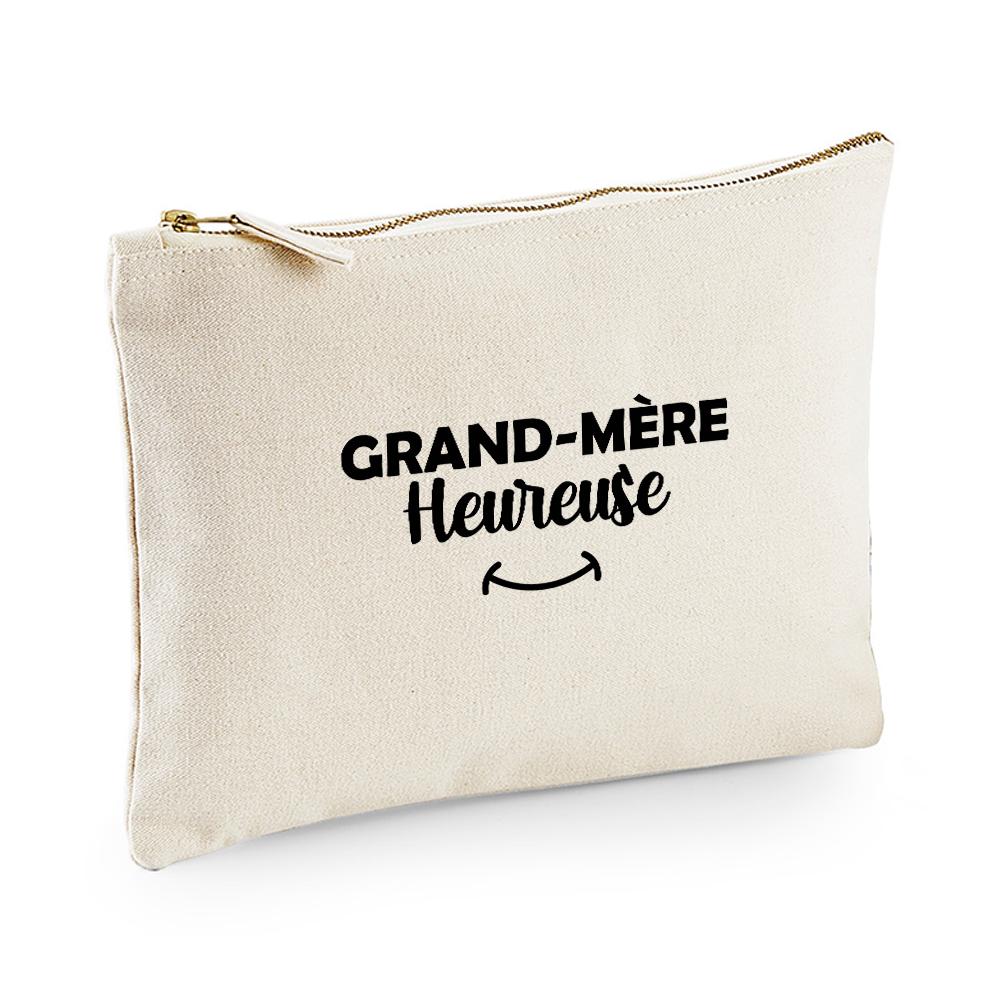 Pochette multi-usage beige Grand-mère heureuse