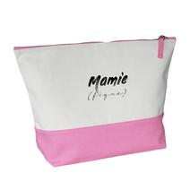 Grande trousse bicolore Mamie (fique)