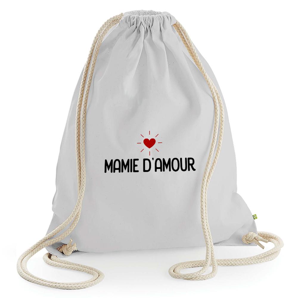 Sac de loisir gris clair Mamie d'amour