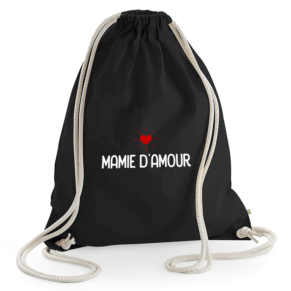 Sac de loisir noir Mamie d'amour