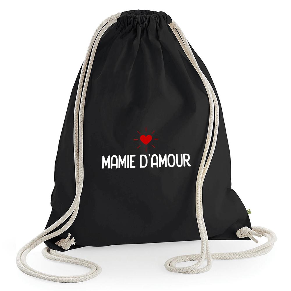 Sac de loisir noir Mamie d'amour