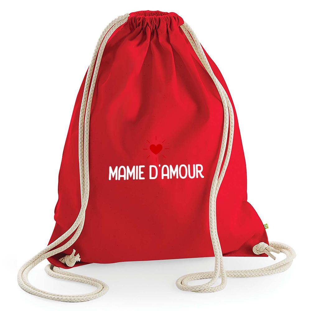 Sac de loisir rouge Mamie d'amour