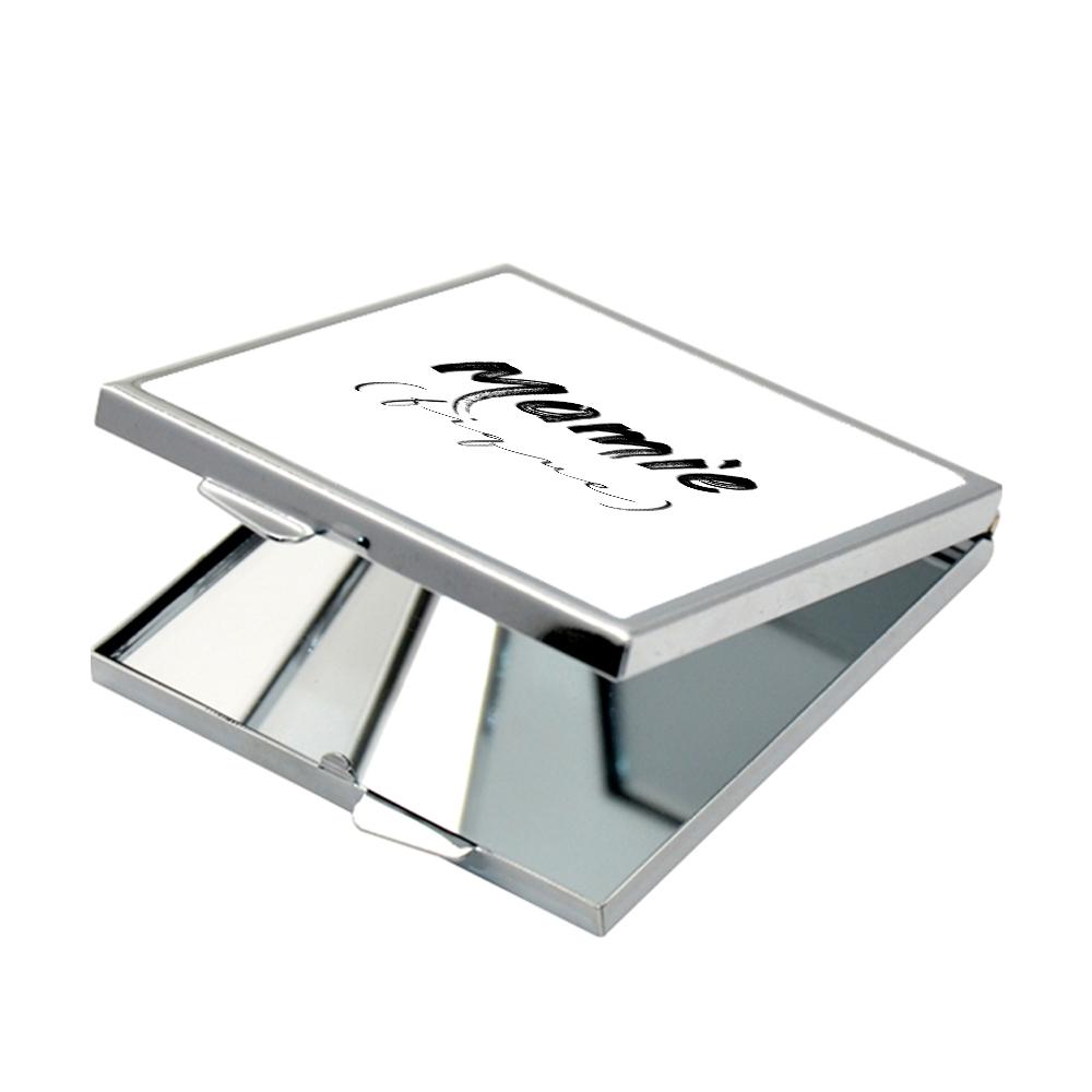 Miroir de poche ouvert Mamie (fique)