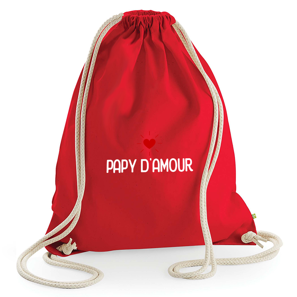 Sac de loisir papy d'amour rouge