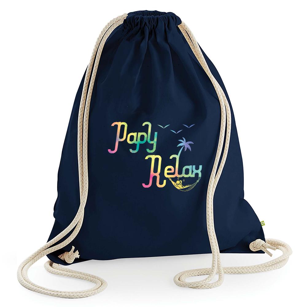 Sac de loisir papy relax bleu