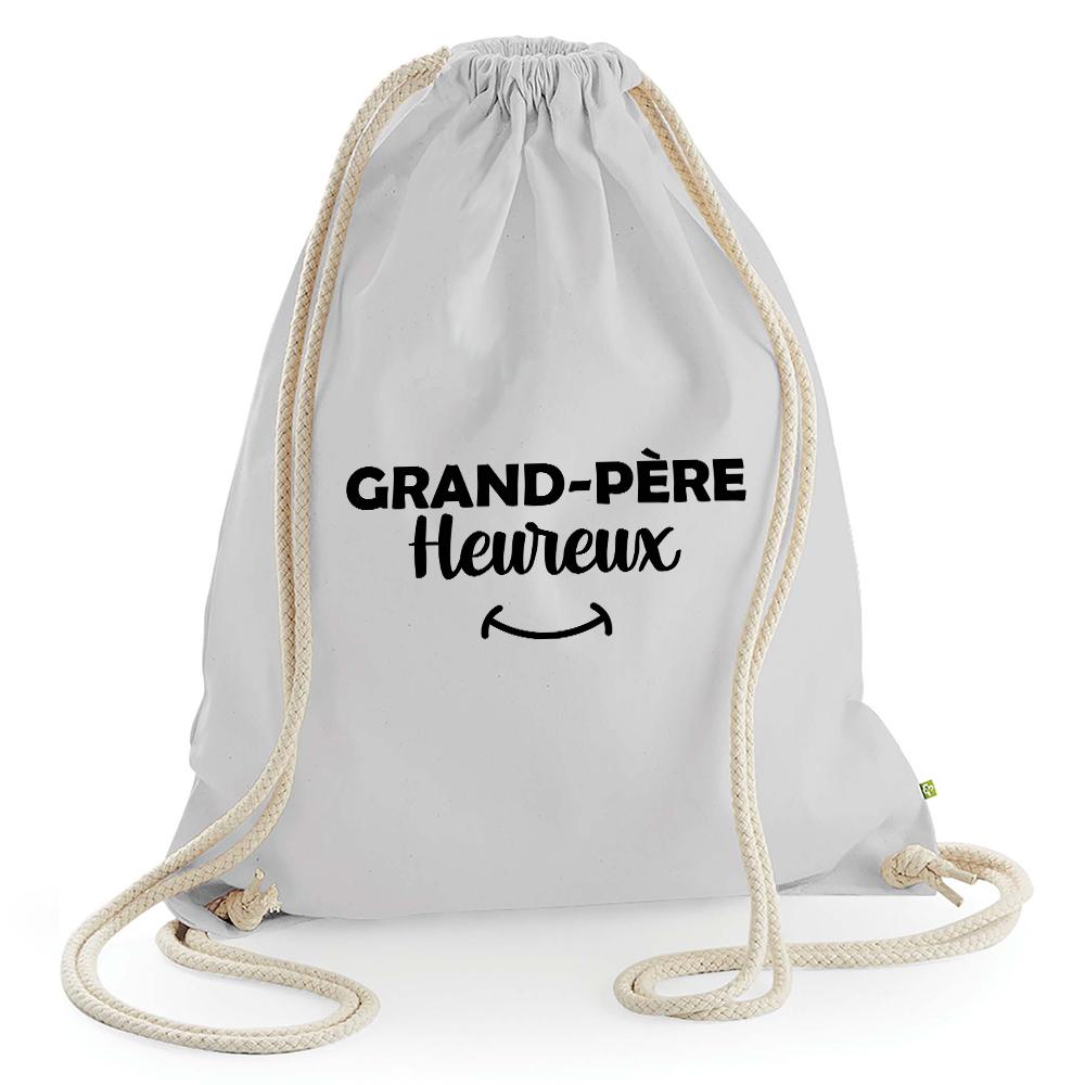 Sac loisir grand-père heureux gris