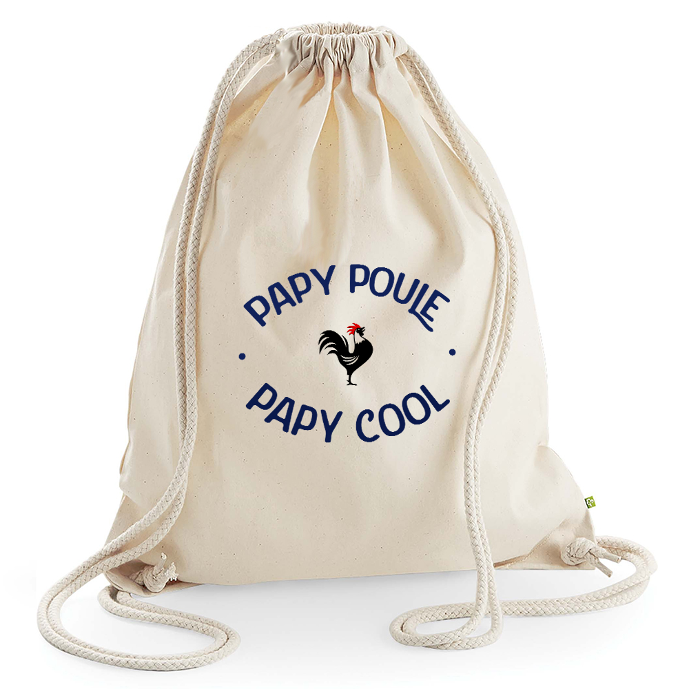 Sac de loisir papy poule - cool beige