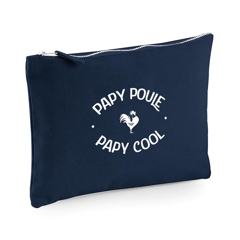 Pochette multi-usages papy poule-cool bleue