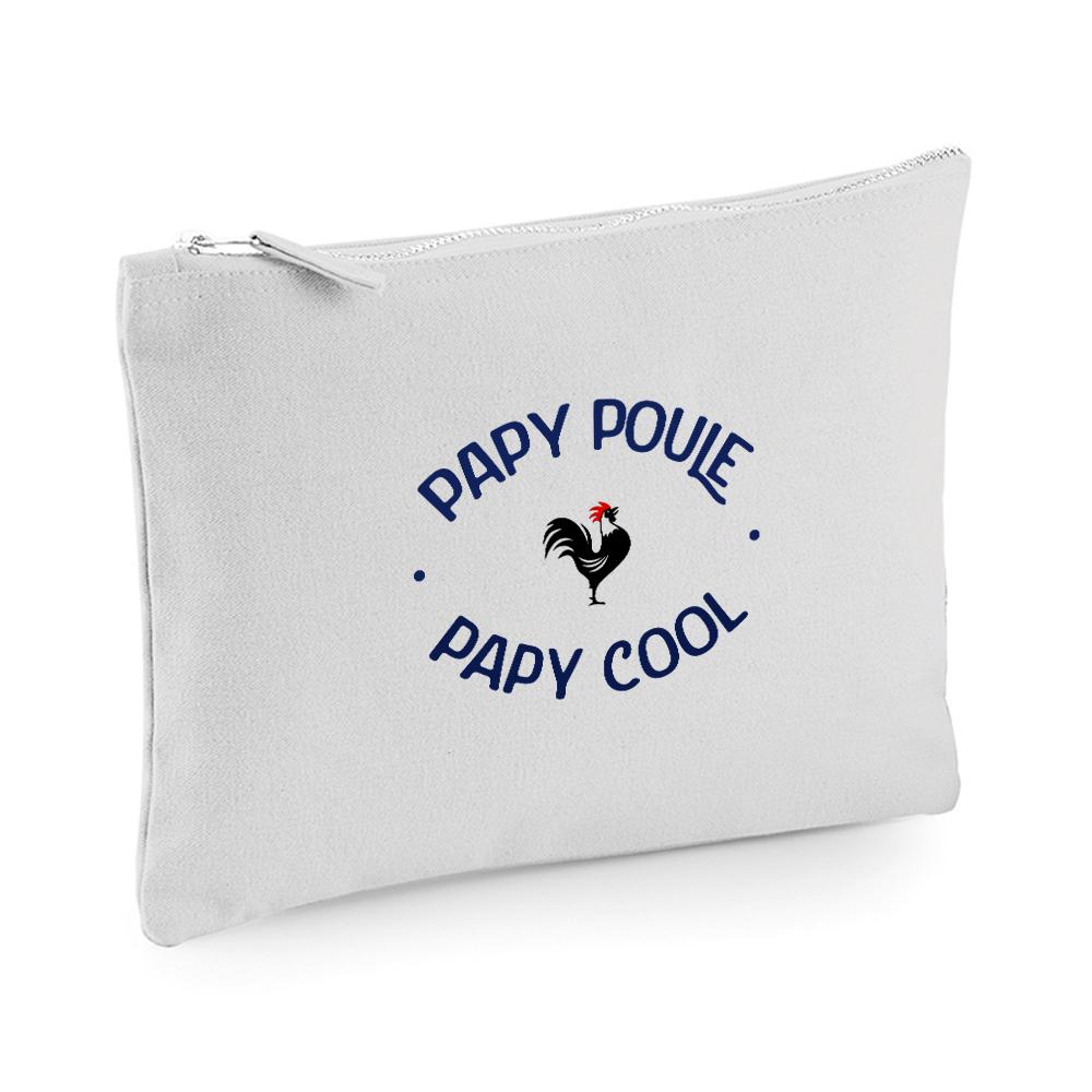 Pochette multi-usages papy poule-cool grise