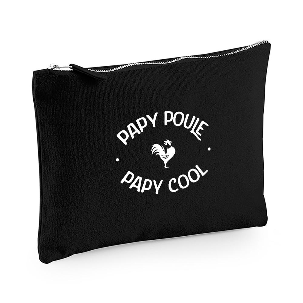 Pochette multi-usages papy poule-cool noire