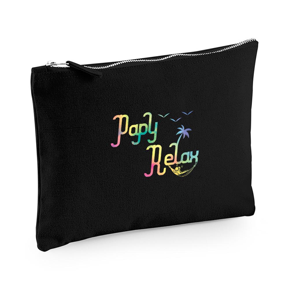 Pochette multi-usage papy relax noire