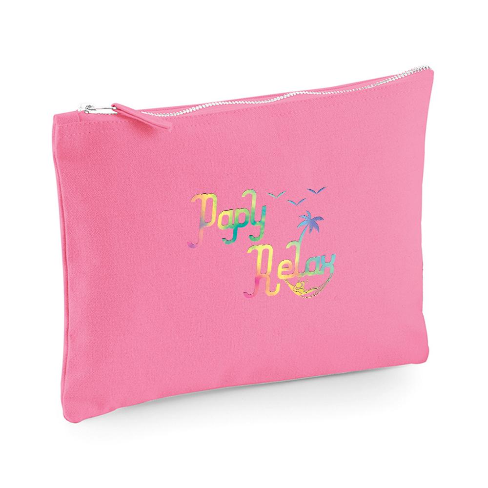 Pochette multi-usage papy relax rose