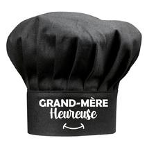 Toque noire Grand-mère heureuse