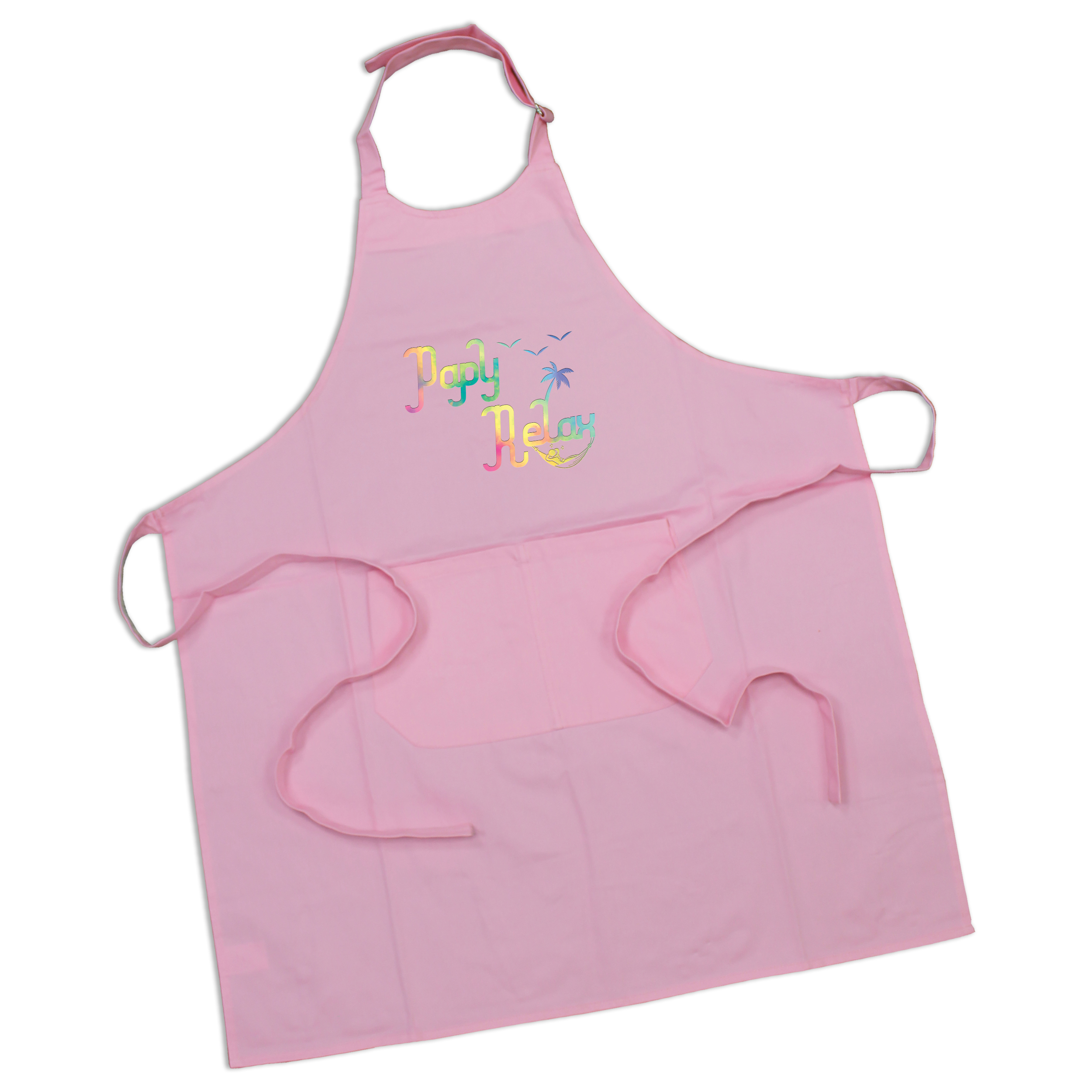 Tablier papy relax rose
