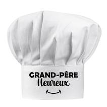 Toque blanche Grand-père heureux