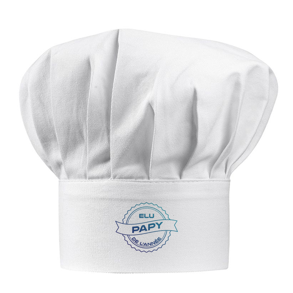Toque blanche papy de l'année