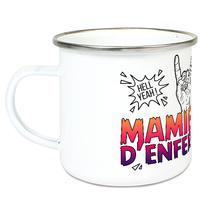 Tasse émaillée Mamie d'Enfer