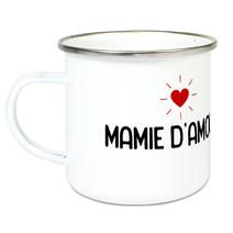 Tasse émaillée Mamie d'amour