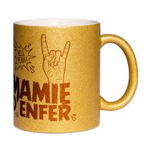 Mug à paillettes Mamie d'Enfer