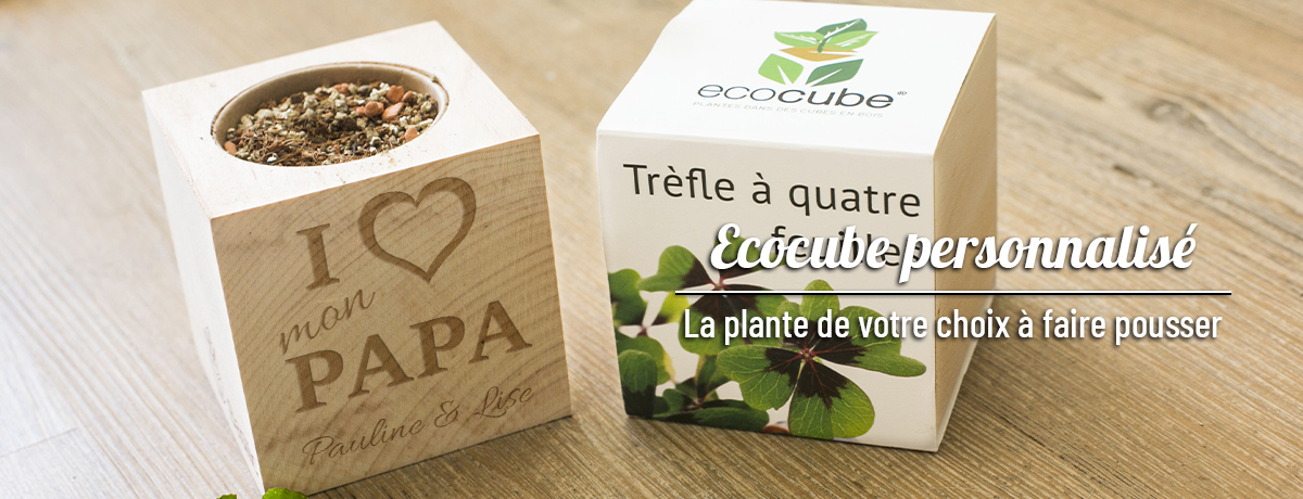 Ecocube personnalisé pour Mamie