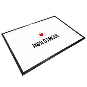 Tapis d'entrée en caoutchouc Papa d'amour