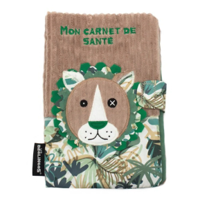 Housse de carnet de santé Jélékros le lion