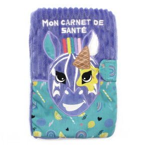 Housse de carnet de santé Kiprokos le Zèbre