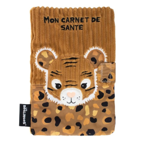 Housse de carnet de santé Spéculos le tigre