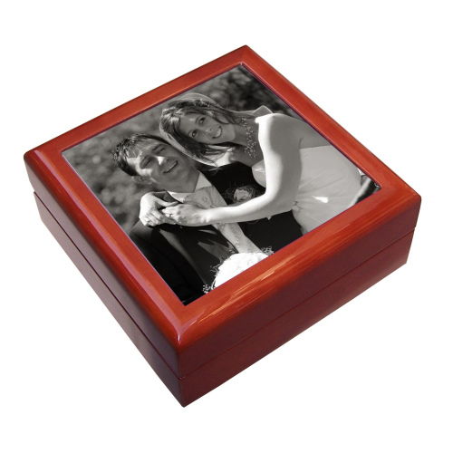 Boîte à bijoux personnalisée avec votre photo