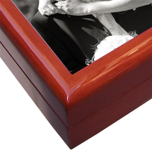 Boîte à bijoux personnalisée avec votre photo