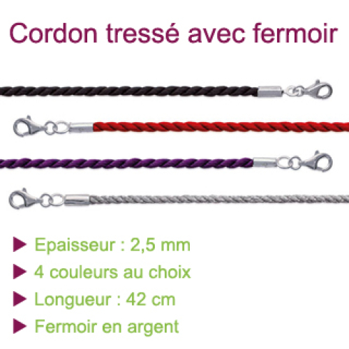 Cordons en coton tressé
