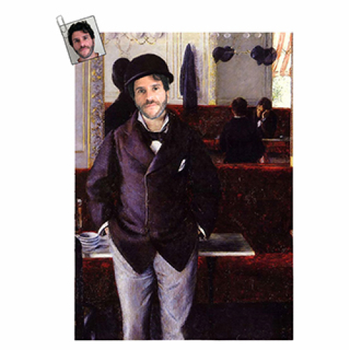 Portrait oeuvre d'art homme