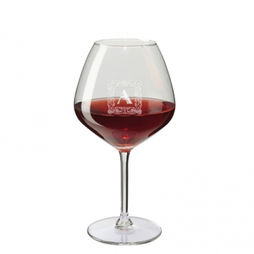 Verre à vin gravé dégustation initiale 