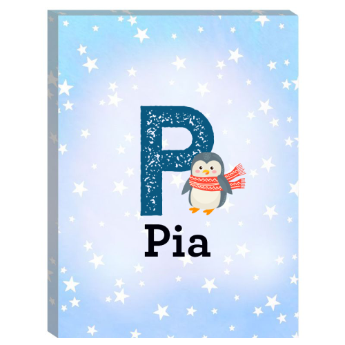 Tableau Animal et Lettre personnalisé