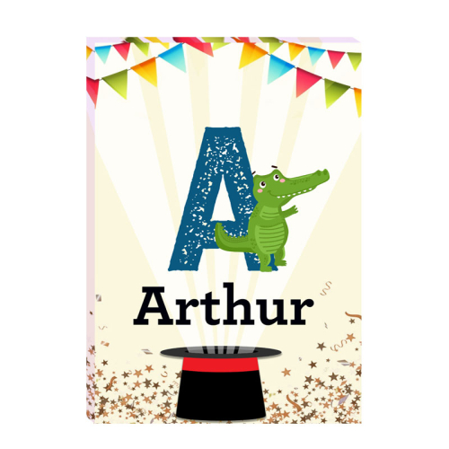 Tableau Animal et Lettre cirque