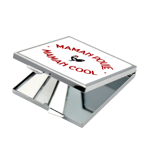 Miroir de poche Maman Poule Maman Cool ouvert