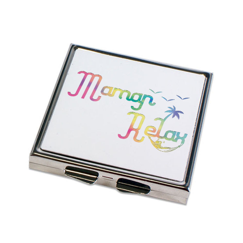 Miroir de poche Maman Relax plat