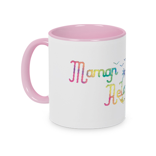 Mug rose Maman Relax