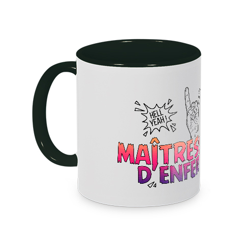 Mug Maîtresse d'enfer noir