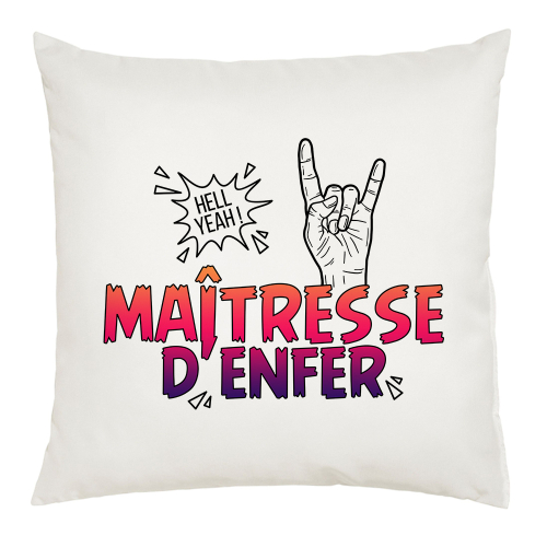 Coussin maîtresse d'enfer