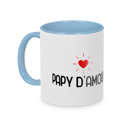 Mug papy d'amour bleu