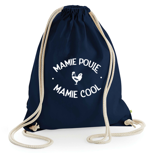 Sac de loisir bleu Mamie Poule Mamie Cool