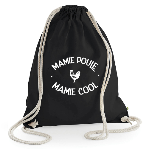 Sac de loisir noir Mamie Poule Mamie Cool