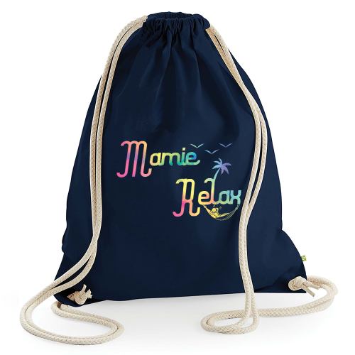 Sac de loisir bleu Mamie Relax