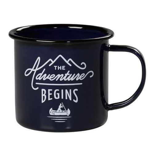 Gentlemen's Hardware tasse émaillée bleue