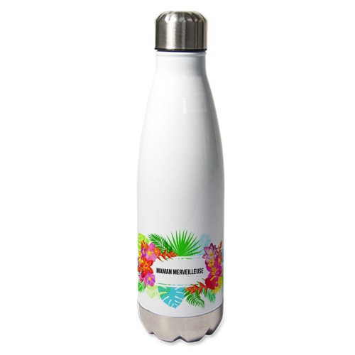 Bouteille thermos Hawaï imprimée