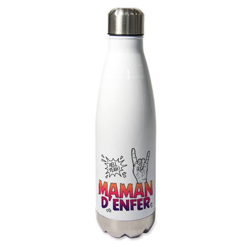 Gourde isotherme Maman d'Enfer