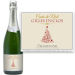 Bouteille de champagne de Noël personnalisé